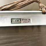 Smoked round design mirror Veca Italy