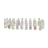 Set of 20 bottles of lemonades from the 50s