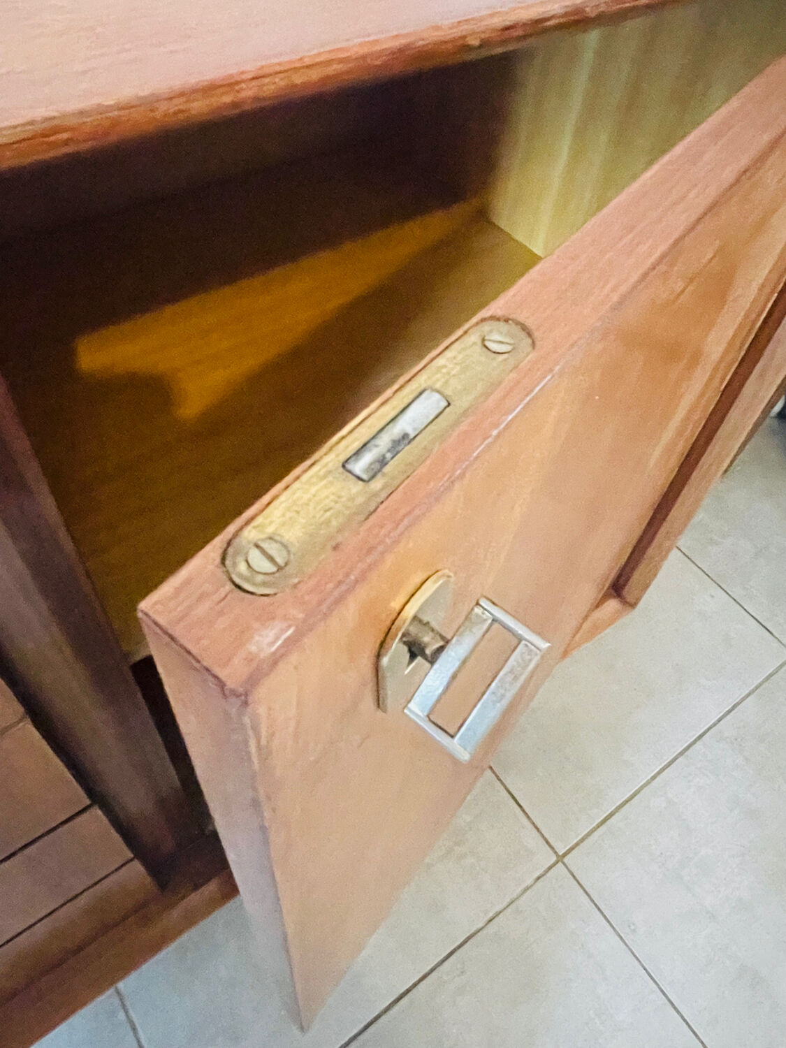 Vintage sideboard from 1962, signed