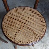Set of 3 quality canned chairs of FISHEL brand