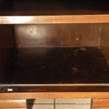 Art Deco walnut bedside table