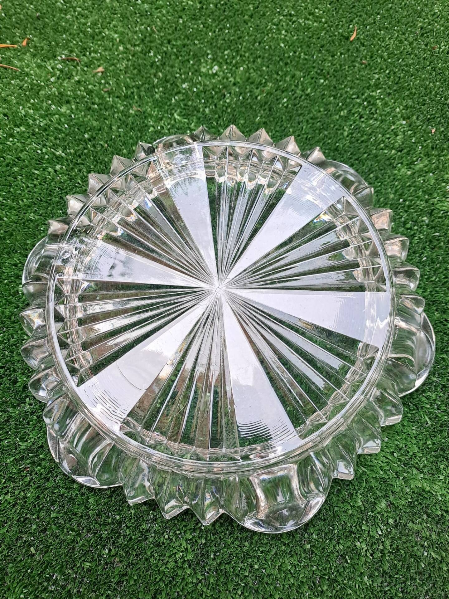 Glass ashtray from Reims