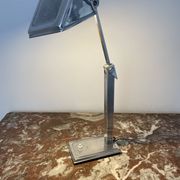 Vintage Pirouett France lamp, Art Deco, model patented in 1940, aluminum