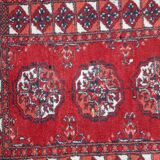 Tapis vintage fait main Afghan Ersari 62cm x 88cm (1970s) en laine