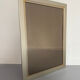 Old Belgo Chrome mirror bronze glass design from the 70s vintage