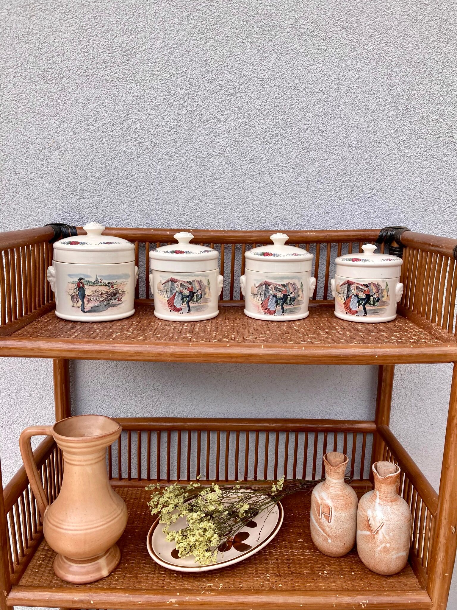 4 pots foie gras Sarreguemines Obernai