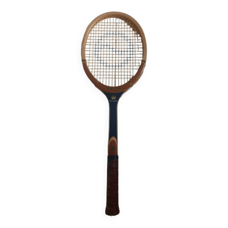 Raquette de tennis Major en bois vintage