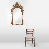 Paire de grands miroirs baroques dorés du XXe siècle par Deknudt, Belgique