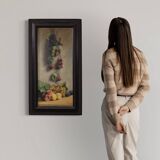 Italian still life painting signed and dated 1919