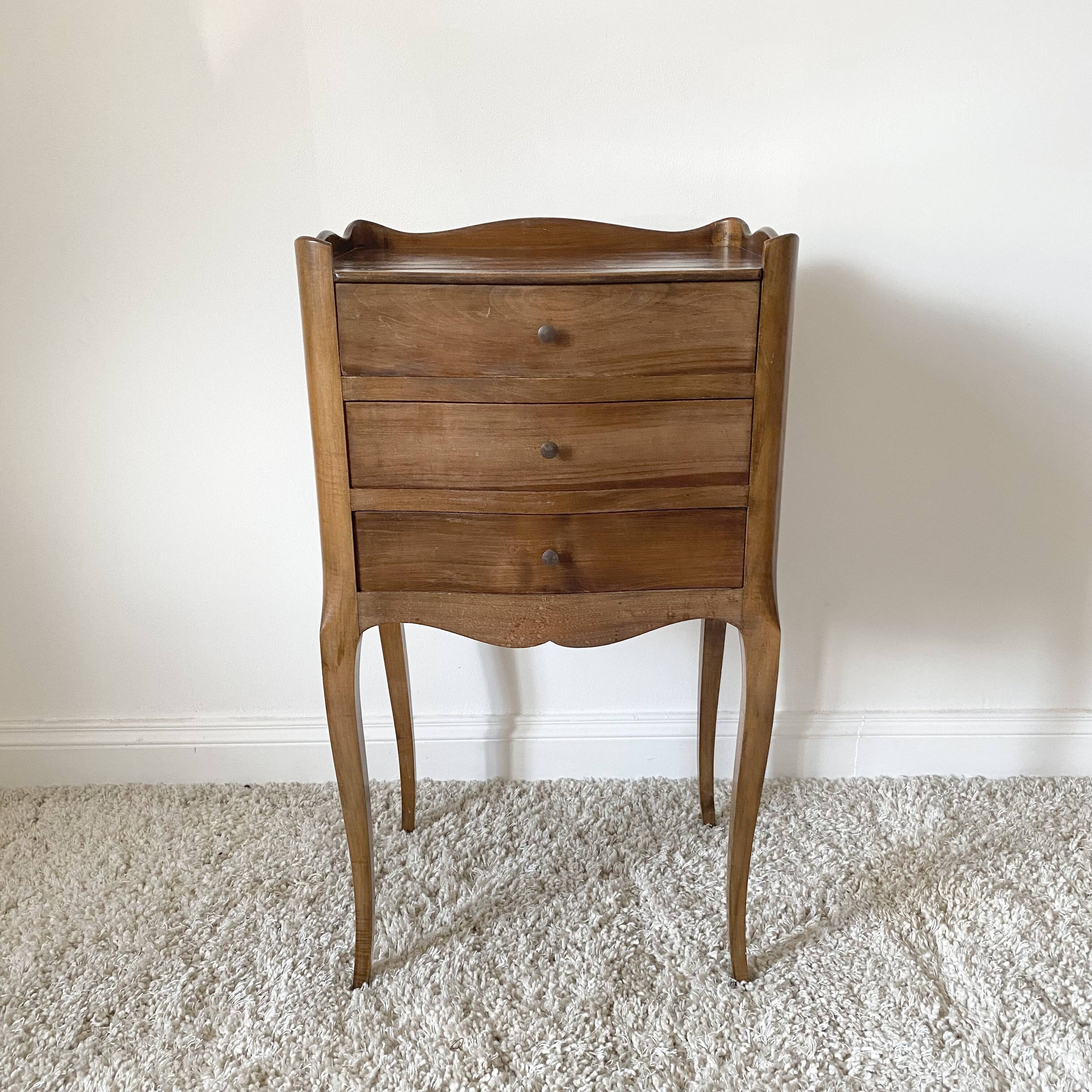 Old bedside table
