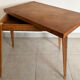 Table portefeuille vintage des années 60 en bois