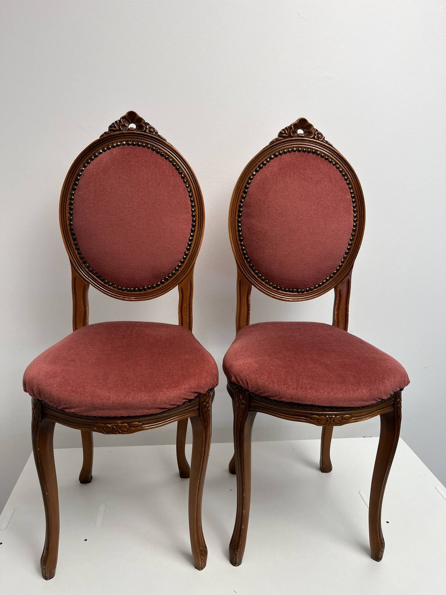 Pair of Louis XV style chairs