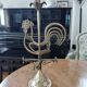 Max Le Verrier rooster candle holder