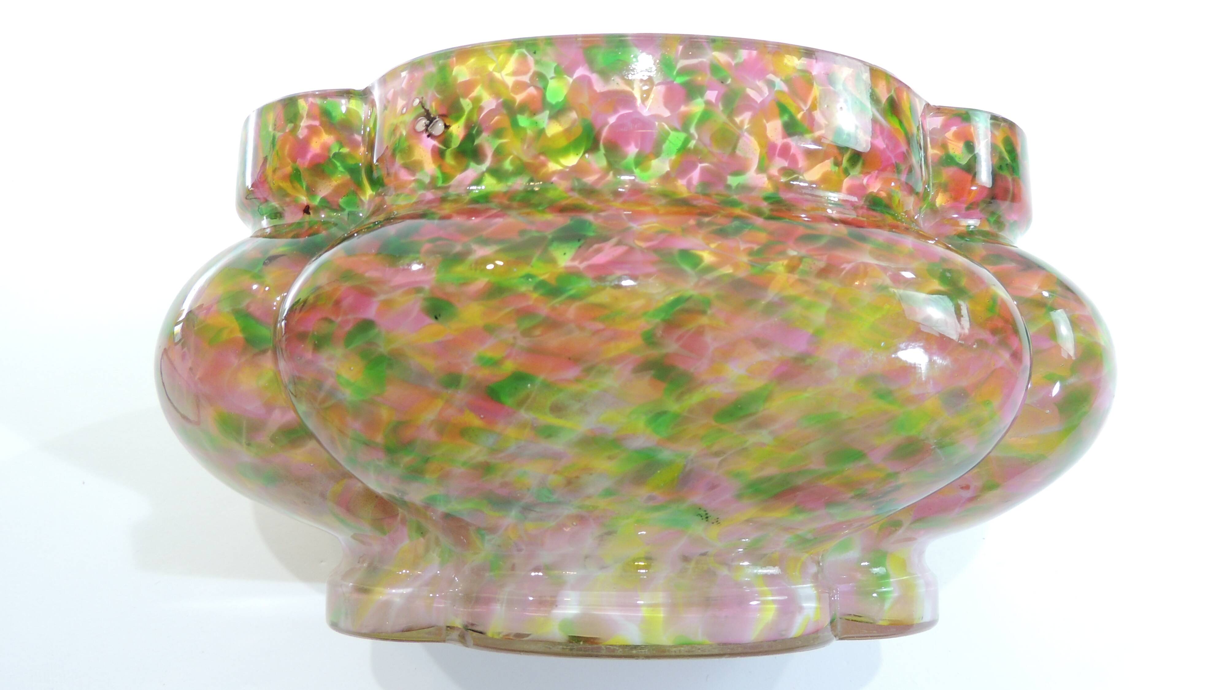 Verre, jardinière Murano, années 1960