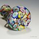 Multicoloured millefiori murrine vase by Fratelli Toso, Murano, early 20th century.