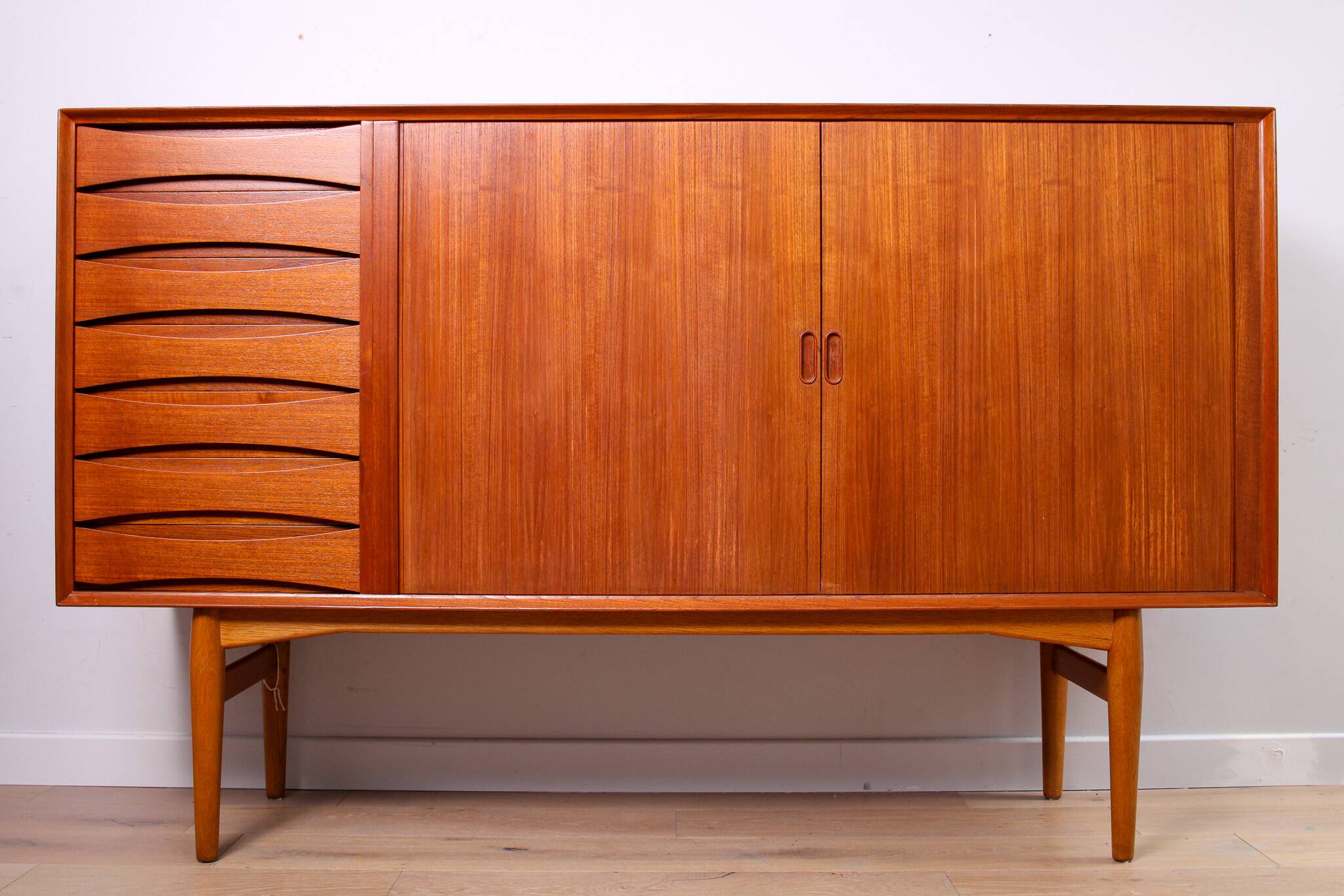 A Danish vintage mid-century Arne Vodder No.63 sideboard by Sibast in Teak