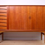 A Danish vintage mid-century Arne Vodder No.63 sideboard by Sibast in Teak