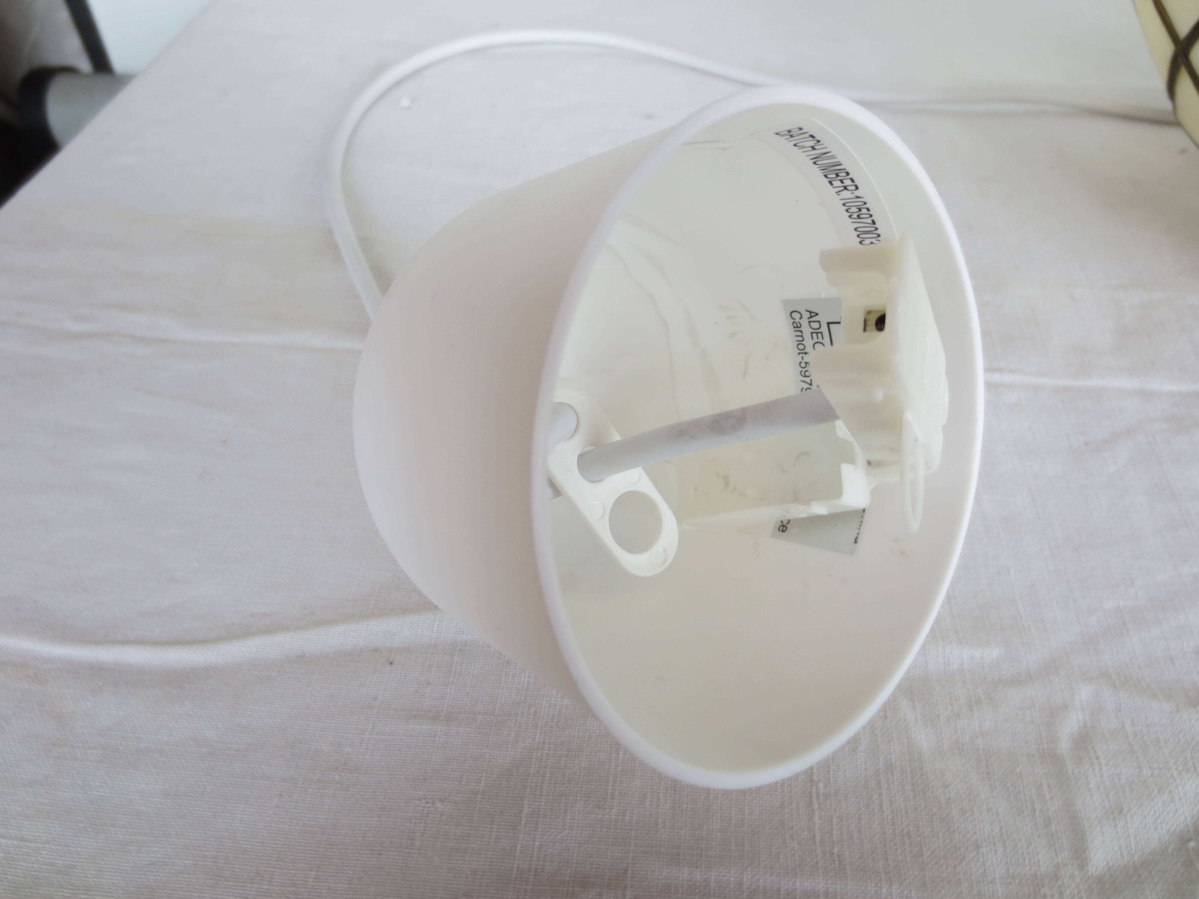 suspension lampshade pearlescent patterns
