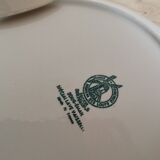 Set of 3 vintage plates vichy tile Moulin des Loups orchies under email