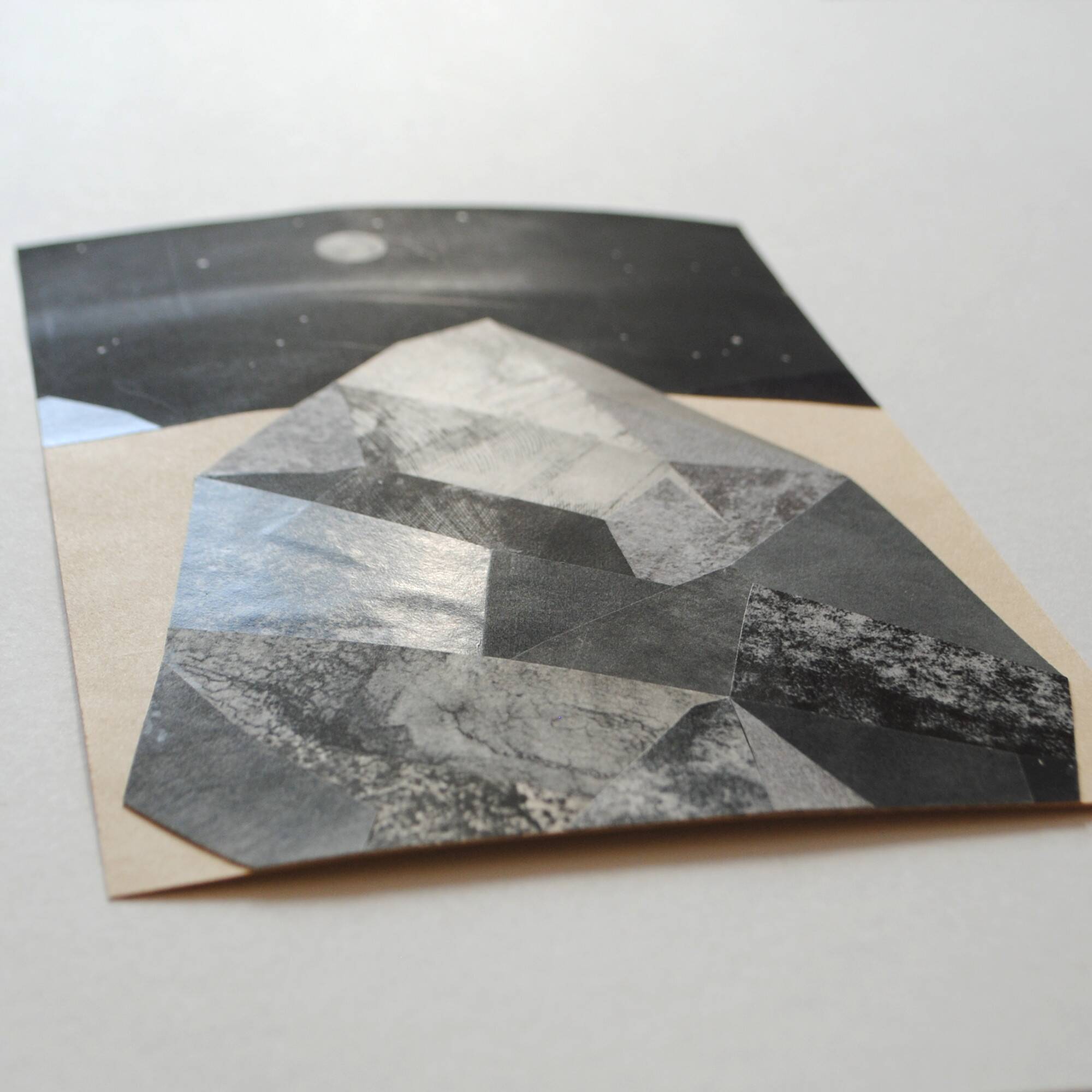 Collage on paper • MINERALOGY II