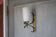 Vintage brass and iron wall light from the 1960s, Arlus.