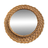 Rattan mirror