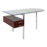 Mirto Zocca glass desk by Tisettanta Halifax - 1980s