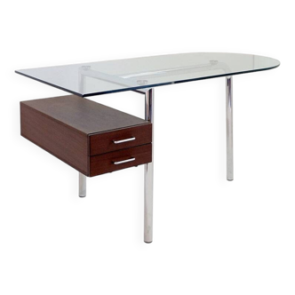 Mirto Zocca glass desk by Tisettanta Halifax - 1980s