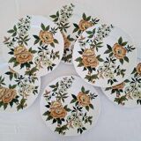 Porcelain Dinner Plates from Sologne, France