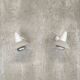 Pair of vintage wall-mounted spotlights