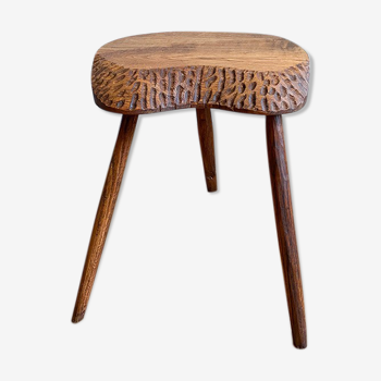 Tabouret traite en bois massif