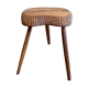 Massive wooden milking stool