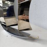 Stainless steel boat from the 1980s.