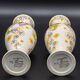 Pair of hand-painted ceramic vases in Dutch Art Nouveau Gouda PZH, 'Violetta', 1899
