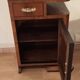 Art Deco Italian Bedside Tables in Walnut, Set of 2