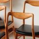 Set of 6 Vintage Scandinavian Teak Chairs – 1960s