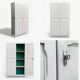 Antique Parisian panelled wardrobe from 1940.