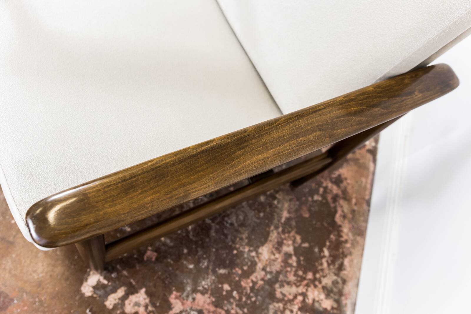 Mid-century modern Armchair "Gfm 142" By Edmund Homa,  Poland