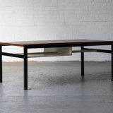 Coffee table, TU04, by Cees Braakman for Pastoe with magazine holder, Holland 1960’s