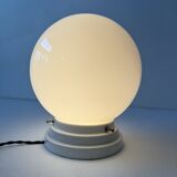 OLD ART-DECO OPALINE TABLE LAMP