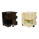 Space Age Rolling Cabinets in Plastic by Joe Colombo, Set of 2, 1970