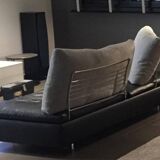 Saba italia sofa model limes leather and fabrics