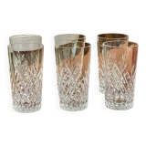 Set of 6 orangeade glasses in Sèvres crystal