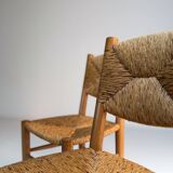 Set of 6 Charlotte Perriand chairs