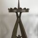 Paire de grands chandeliers brutalistes
