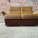 Paire de chauffeuse vintage