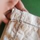 Pair of antique linen pillowcases with monogram