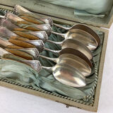 12 old spoons, Stark800 silver