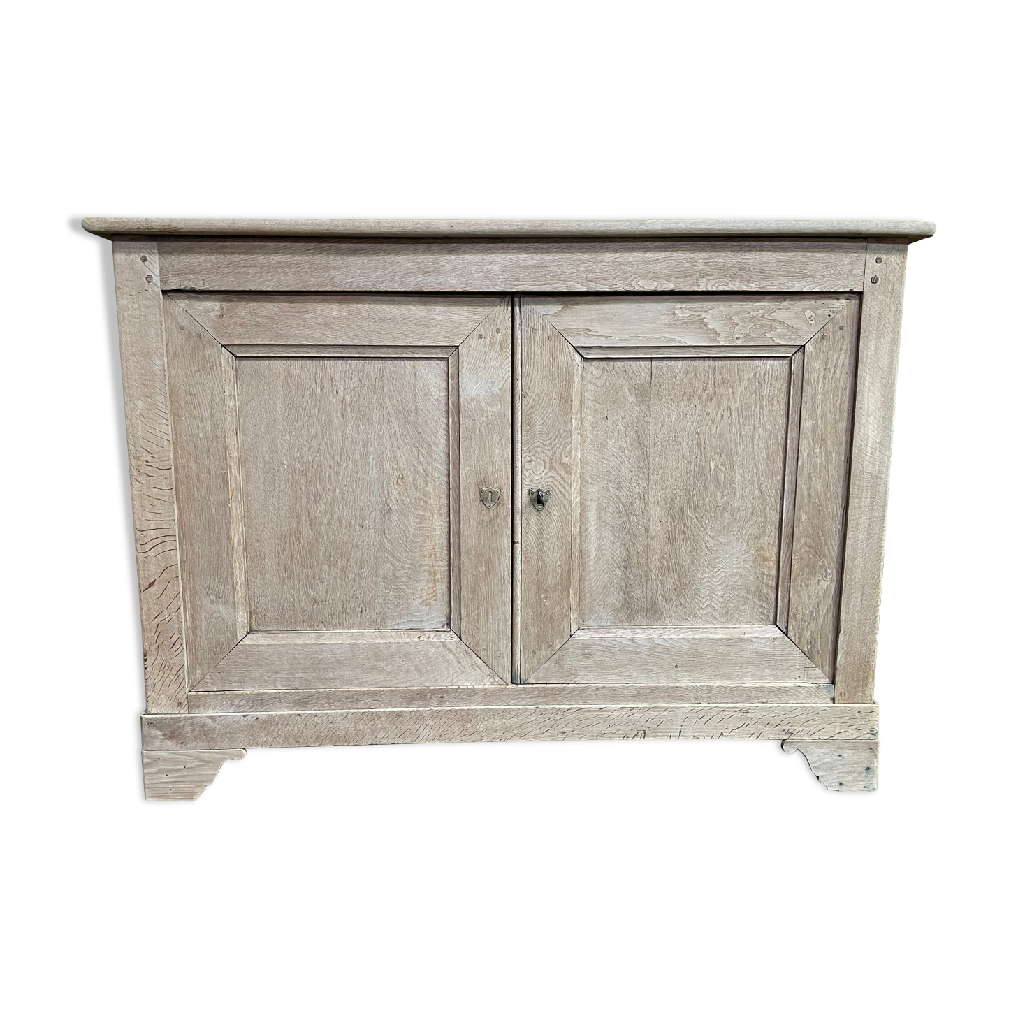 Low buffet in solid oak Louis Philippe aero gummed 19th