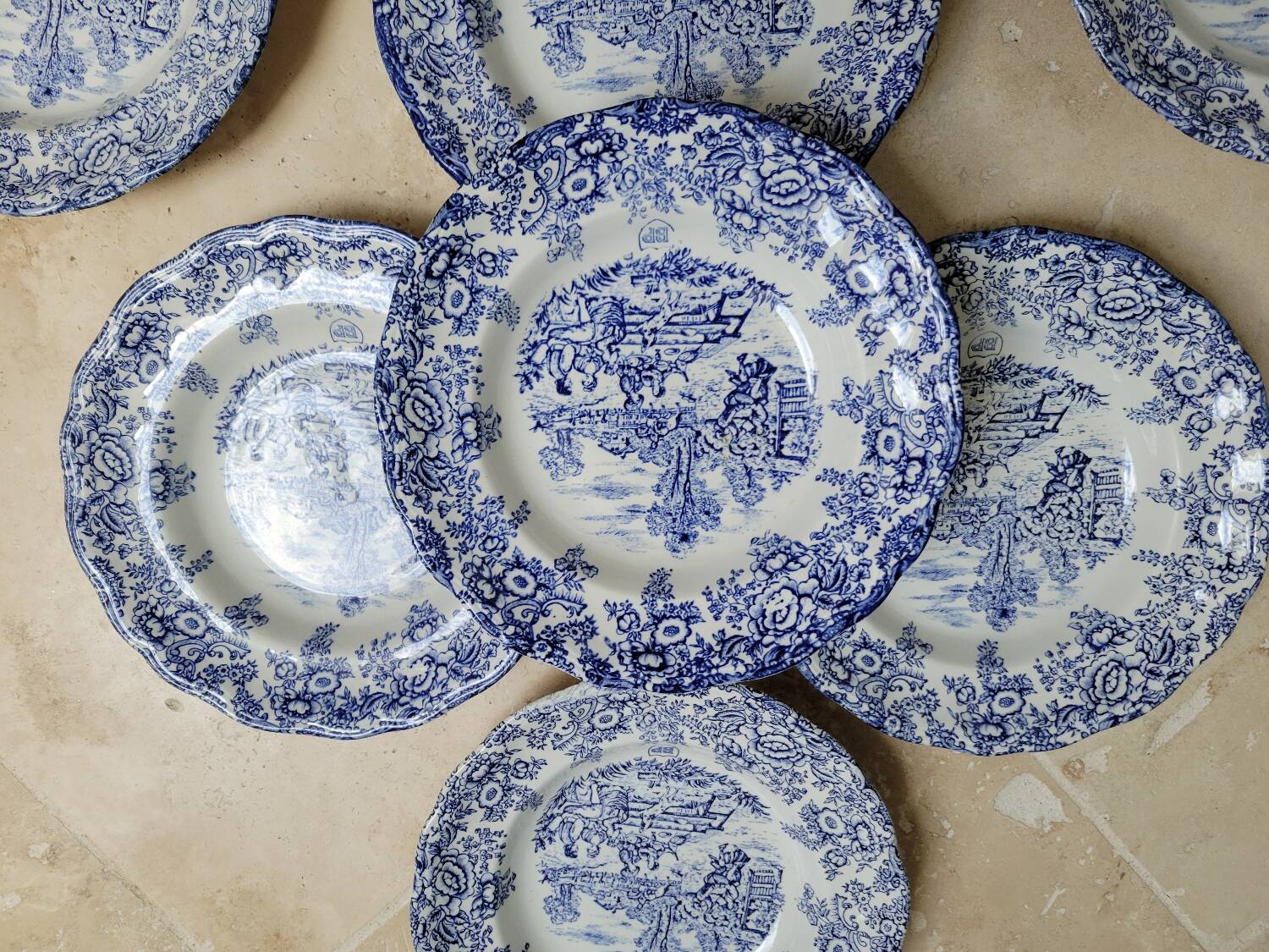 English soup plates